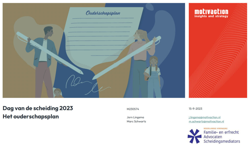 Rapport onderzoek ouderschapsplan 2023 | vFAS